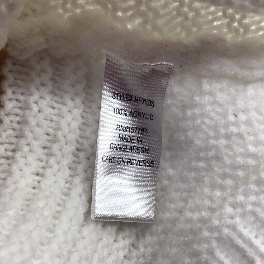 FULL CIRCLE TRENDS Womens Striped Zigzag Sweater Size Medium - Picture 9 of 12